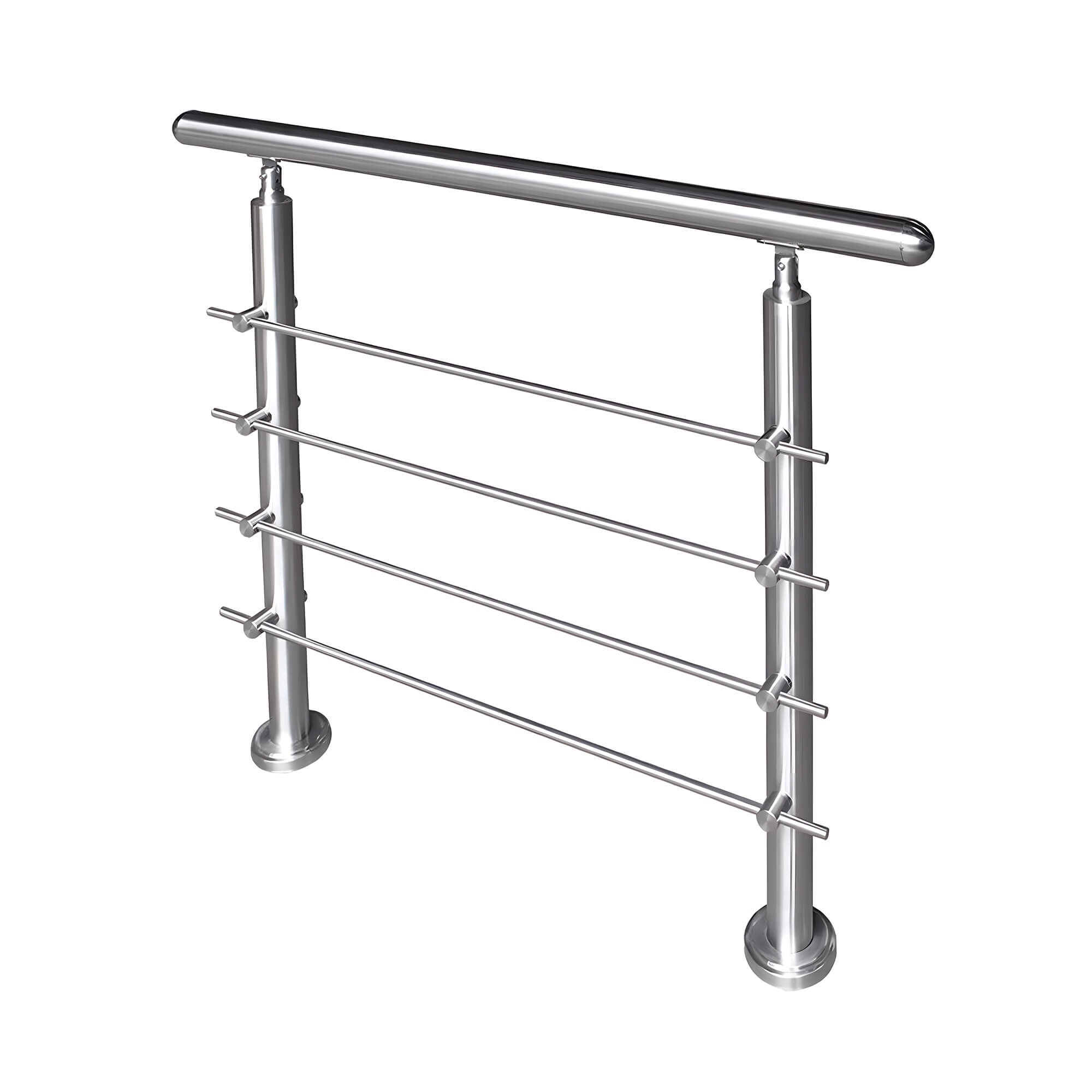 High Quality Outdoor Indoor Pipe Post Balustrade Handrails Stainless Steel Rod Bar Cross Tube Railing