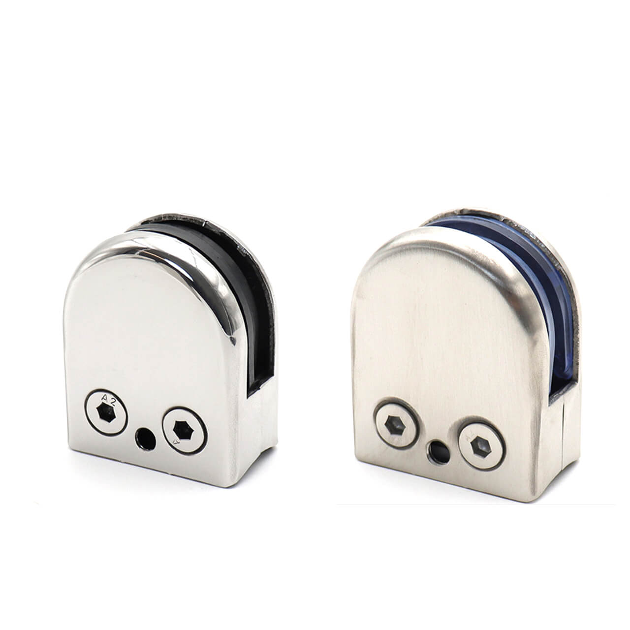 Hot Sales D Shape Flat Base Glass Clamp for Glass Railing Balustrade